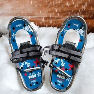 NorEast Junior Trax Shoeshoes, Aluminum  Bear Paw Pre-owned/Unused Kids Training